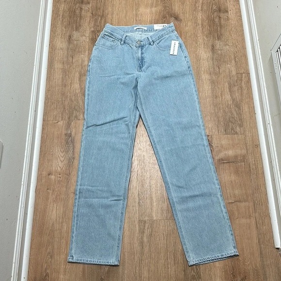 PacSun Denim - PacSun | NWT Eco High Waisted Light Blue Wash Straight Leg Denim V-Dip Jeans, 27